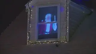Santa spotted at synchronized light display in Sheffield Lake
