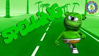 Learn to Spell GREEN * Spelling with Gummib&auml;r * Learning with Gummib&auml;r
