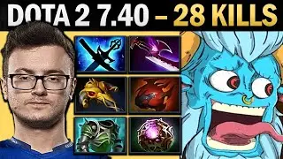 Spirit Breaker &mdash; профессиональный игрок на оффлейне с 28 убийствами и Silveredge &mdash; геймплей Dota.