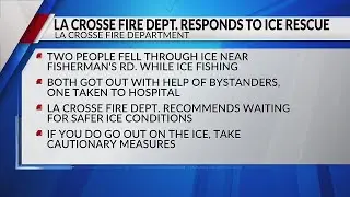 Water rescue causes LCFD to remind people of ice safety