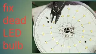 Fix dead LED bulb | old dead LED bulb repair#led #bulb #repair 