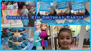 WE&rsquo;RE BACK!! // It&rsquo;s a Frozen Party!!// 4th Birthday party and prep!!   // REAL LIFE MAMAS