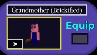 How To Get Grandmother (Brickified) in Piggy But It&rsquo;s 100 players