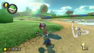 Another ground shroom blue shell dodge