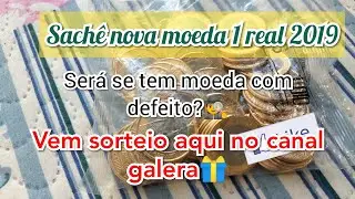 Consegui o sach&ecirc; da nova moeda 1 real ano 2019, ser&aacute; se tem moeda com anomalia rara?