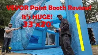 Giant Inflatable Paint Booth Use and Review