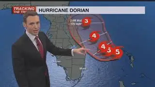 Tracking Dorian: 5 a.m. Monday advisory