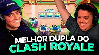 CORINGA JOGANDO CLASH ROYALE COM ARTUBE!! Melhor DUO