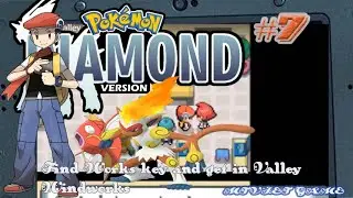 Pokemon Diamond  Walkthrough 7 : Find  Works key and get in Valley Windworks