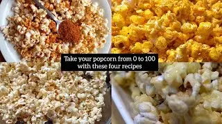How to make 4 types of popcorn at home without machine.Palm Oil/Spicy/Milk/Suya popcorn.Recommended