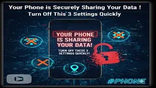 Your Phone is securely sharing your data ! Turn off this 3 settings quickly #phone #hacks #safety 