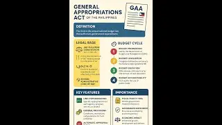 Briefer on the General Appropriations Act (GAA) of the Philippines.