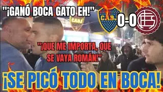 ¡BOCA GANÓ PERO ARDE! ¡PICANTE REACCIÓN CON LOS HINCHAS BOCA 0-0 LANÚS! 8vos de Final