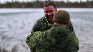 1 RNFLDR Cold Water Immersion training during EX Maroon Sojourn 2022