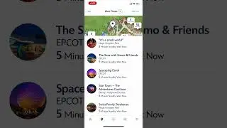 Exploring the #map on the my Disney experience app #disney #waittimes #characters