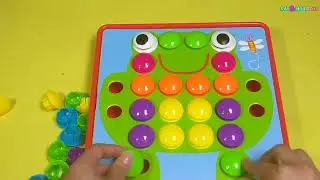 NextX Art Toy Color Matching Mosaic Pegboard Puzzle Games Early Learning Educational Toys for Kids