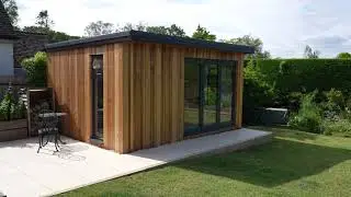 Super-Fast Build of Real Cedar Garden Office in Reading
