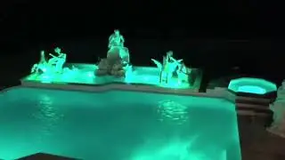Trevi marble water fountain