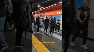 🔴 Pickpockets in Rome caught by undercover Police&mdash;Watch them in action! #Viral #Pickpocket #Shorts