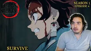 First Time Reaction to Demon Slayer S1E4. Final Selection!