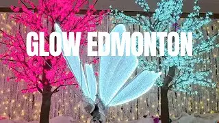 Full walkthrough of Glow Edmonton | indoor winter light festival