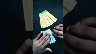 How Do You Make A Paper Skirt 💞💞|| #paperskirt #skirts #skirtcraft #shorts #viral