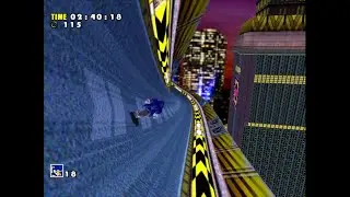 Speed Highway (Sonic) &mdash; Sonic Adventure (DC) &mdash;  GameClips Library