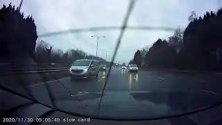 Big crash on the M55 coming out of Blackpool 30/11/2020 