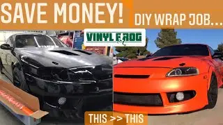 SAVE MONEY! wrap your own car! First time, FULL DIY!