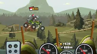 😃Moonlander In Forest Trial-Hill Climb Racing2