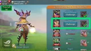 Limited Challenge: Saving Dreams Stage 2 Challenge - Lords Mobile | Hunger Pangs | Without Rose