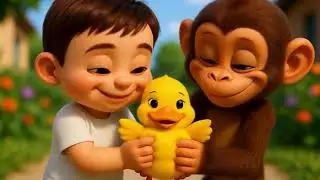 Momo & Milo Color Song for Kids | Fun Learning & Dancing 🐒