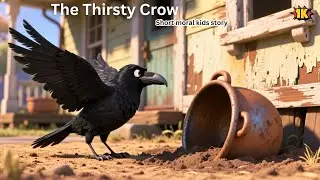The Thirsty Crow | Moral Story for Kids in English | Smart Thinking Saves the Day | Short Story