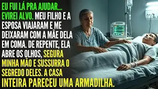 Fiquei sozinha com a “comatosa”… e ela acordou pra me avisar: “Eles vão te matar”