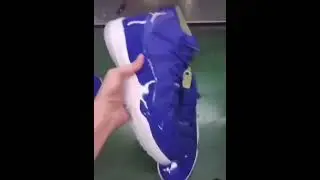 Air Jordan 11 Royal Blue Production
