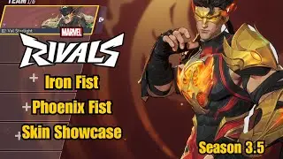 Iron Fist | Phoenix Fist Event Skin Showcase | Marvel Rivals Gameplay Season 3.5
