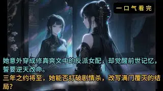【一口气看完】《剧情杀我，我却偏要逆天命》所有人都以为她是恶毒女配，直到她在秘境中救下本该死去的主角红颜——“你……究竟是谁？”
