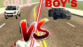 GIRLS DRIVING VS BOY'S DRIVING ! INDIAN BIKES DRIVING 3D ! #viral #girlsdriving#boysdriving#bugatti