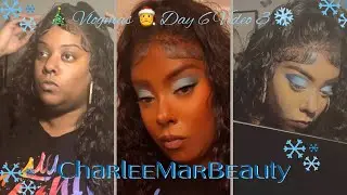 Vlogmas Day 6| Video 3| Winter Blue & Melanin Makeup| Soft Glam