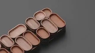 Wooden Plates Loop Animation in Blender 3D