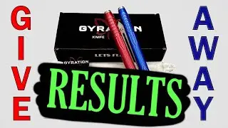 GIVEAWAY RESULTS- First Series V2 Gyration