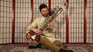 10 Raga Lab Music Series. Rag Kafi. Learn Raga Kafi on Sitar. Part 2. Rag Kafi Sitar practice