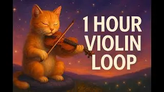 1 Hour of Relaxing Violin Music | Loop-Friendly Cat Violin for Focus & Calm