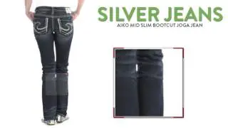 Silver Jeans Aiko Joga Jeans - Mid Rise, Bootcut (For Women)