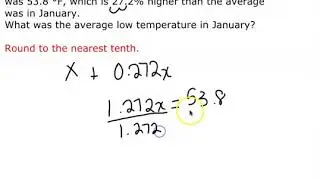 Tuesday, March 17- Percent Change- Finding the Original Amount/Finding Original Price
