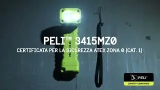 PELI 3415MZ0 Torcia certificata ATEX Zona 0 (Categoria 1)