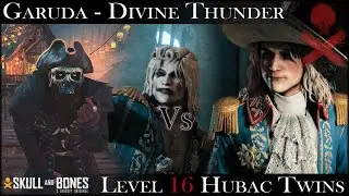 Skull & Bones | Solo Kill Level 16 Hubac Twins Under 4 mins | Garuda Divine Thunder Build