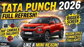 5 NEW Features in 2026 Tata Punch! 😱🔥 #Shorts #tatapunch #tatamotors #viral 