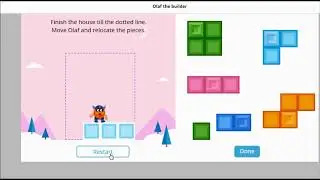 Solution for Olaf the builder for grade 10 (BRICSMATH Competition 2020)