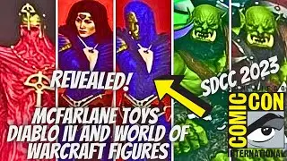 McFarlane Toys Diablo IV And World Of Warcraft Figures Figures Revealed SDCC 2023!